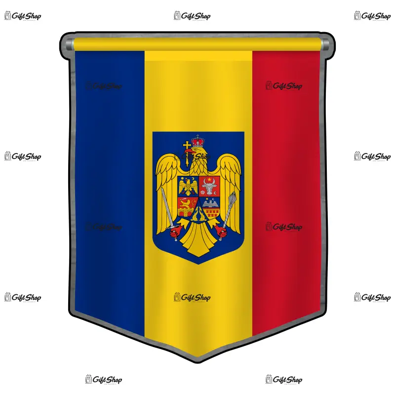 Fanion romania, magnet frigider mgs130